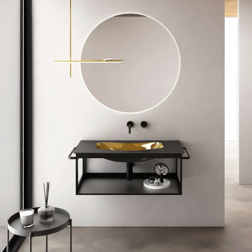 Black and Gold Bathroom Ideas