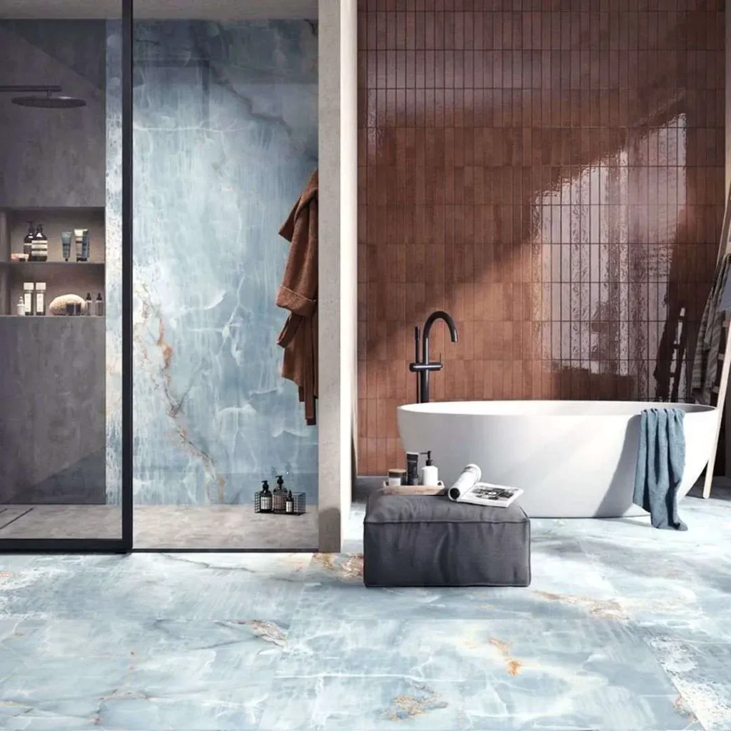Bathroom Ideas Blue and Gray