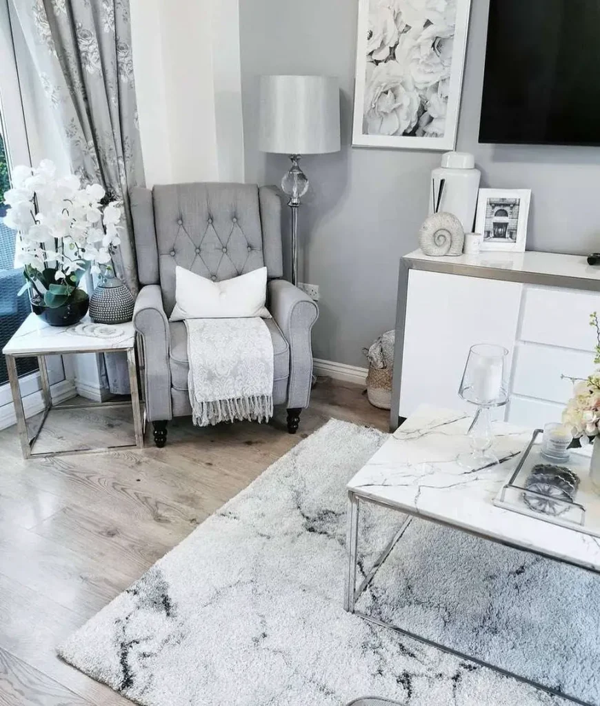 grey accent chairs for living room