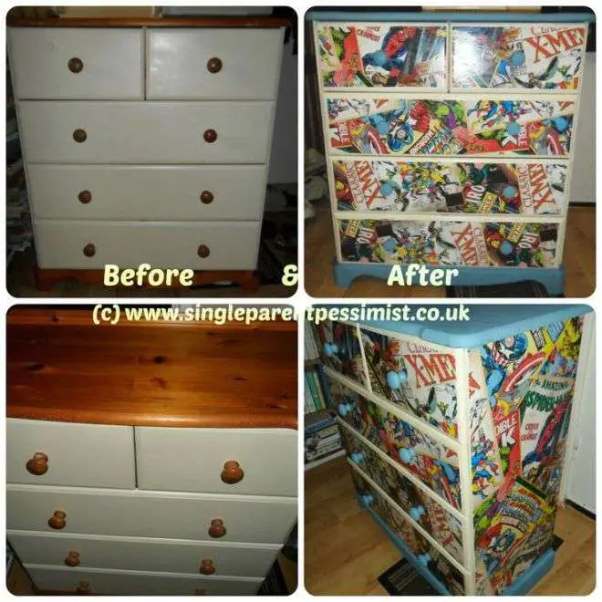 chest of drawers makeover ideas comic