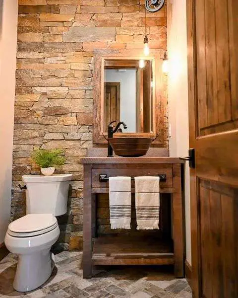 Small Rustic Bathroom Ideas On A Budget.