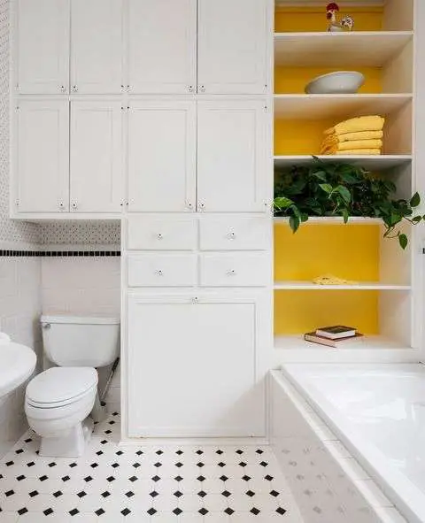 Sunflower Yellow Bathroom Ideas