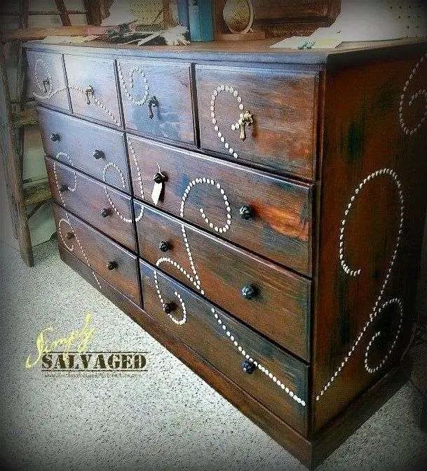 chest of drawers makeover ideas swirls