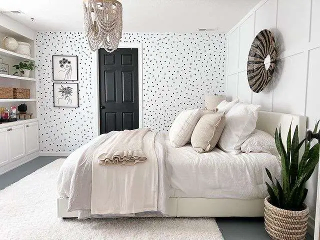 teenage bedroom ideas black and white