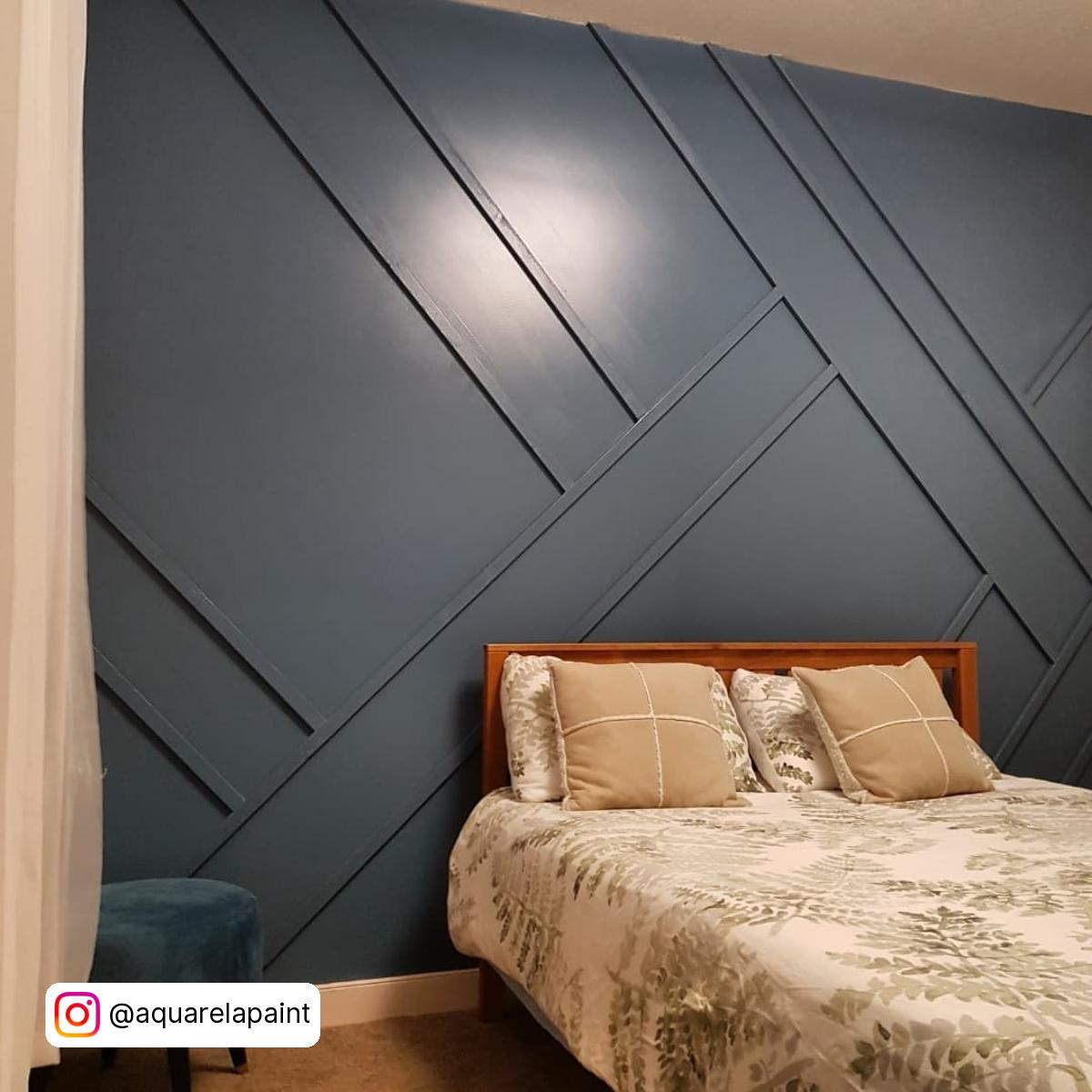 Bedrooms With Navy Blue Accent Wall