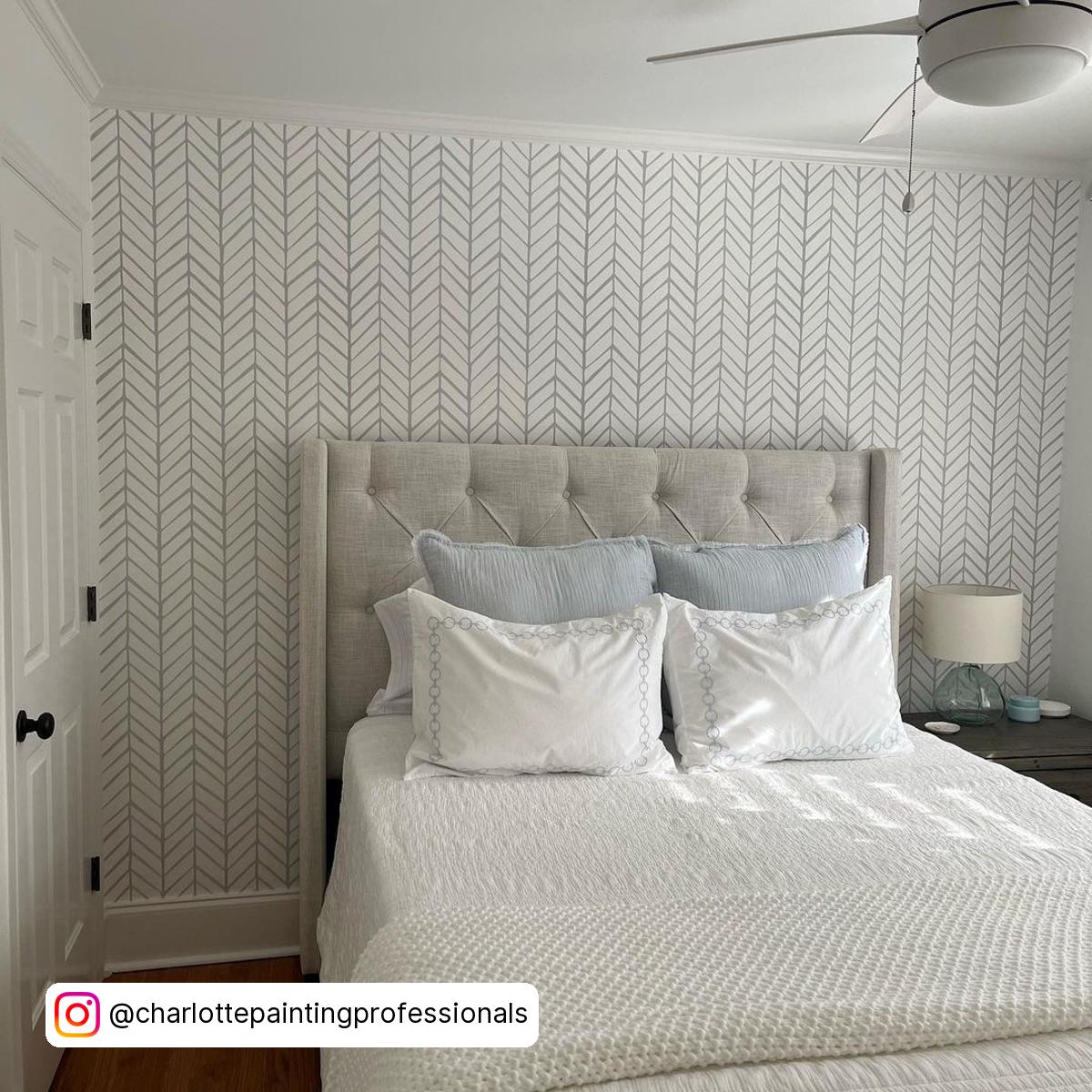 Master Bedroom Ideas With Wallpaper Accent Wall