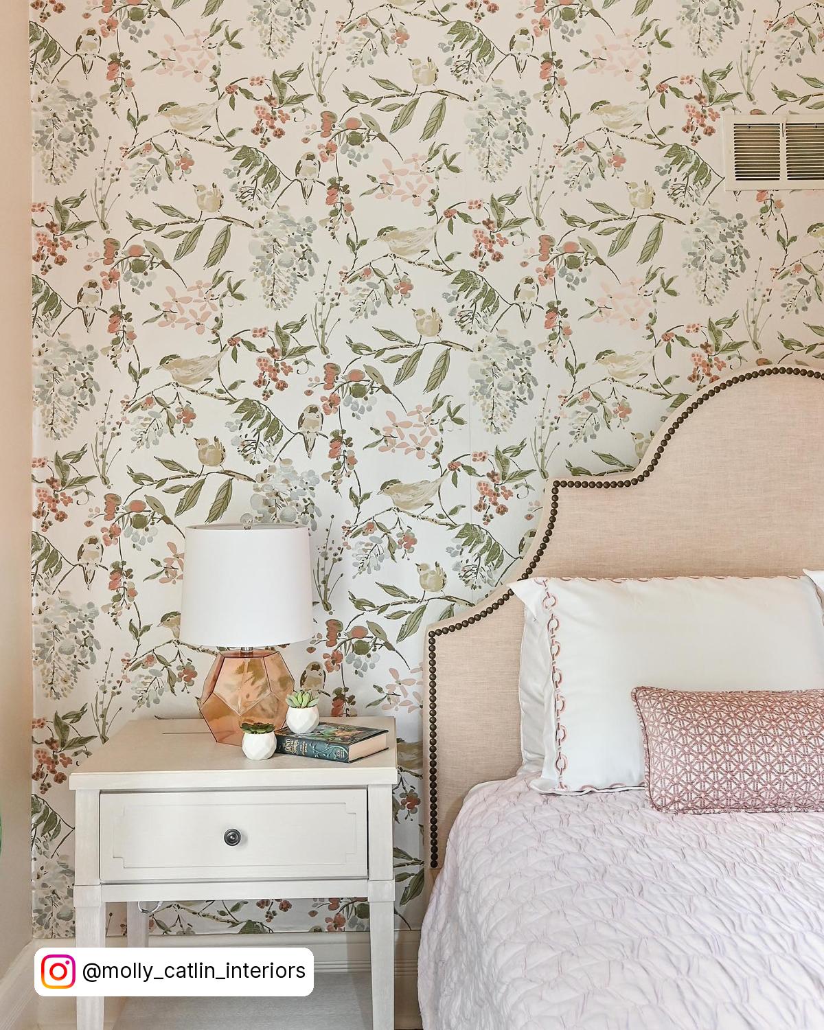 Wallpaper Master Bedroom Accent Wall